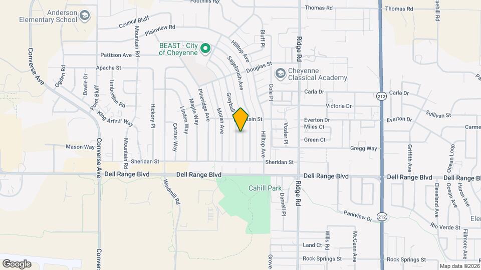4755 Greybull Ave Map and Location Details