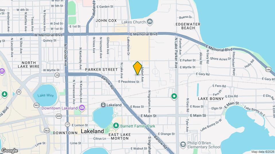 519 N Morgan Ave Map and Location Details