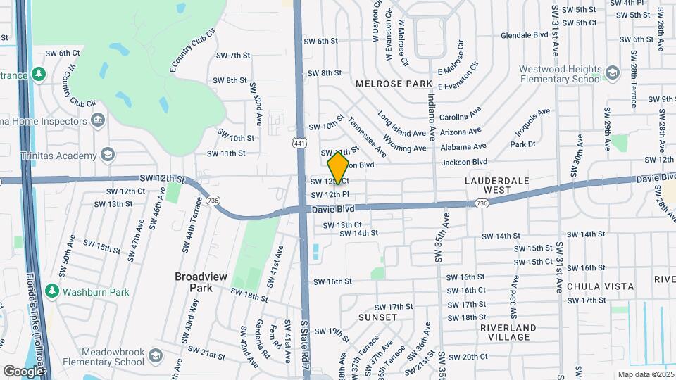 3871 SW 12th Pl Map and Location Details