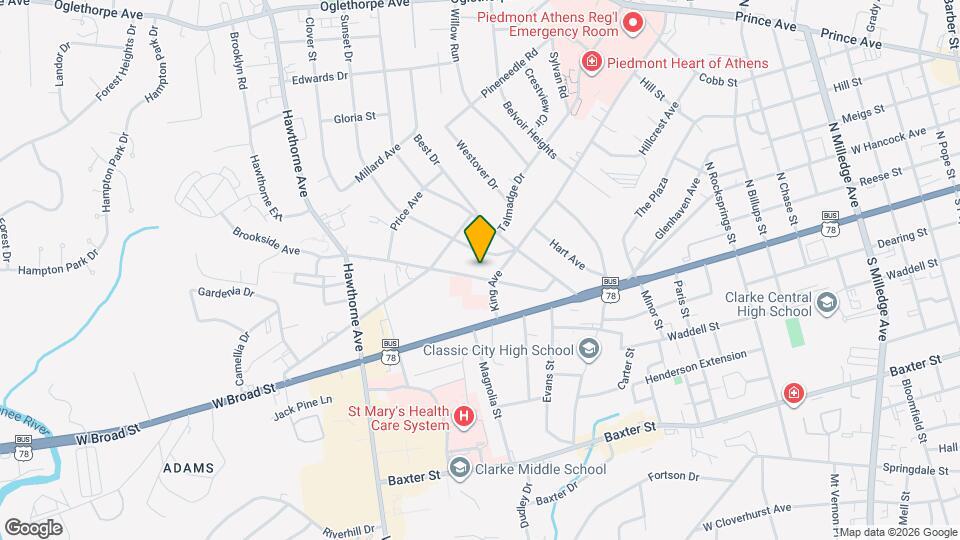 1760 Old West Broad St Map and Location Details