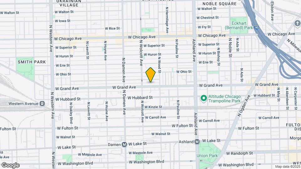 1832 W Grand Ave, Unit 202 Map and Location Details