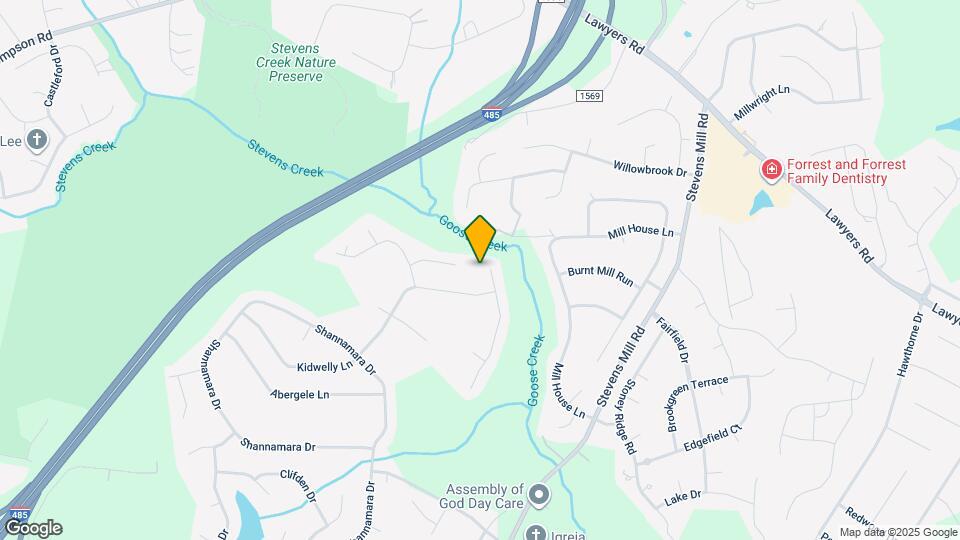 8006 Glamorgan Ln Map and Location Details