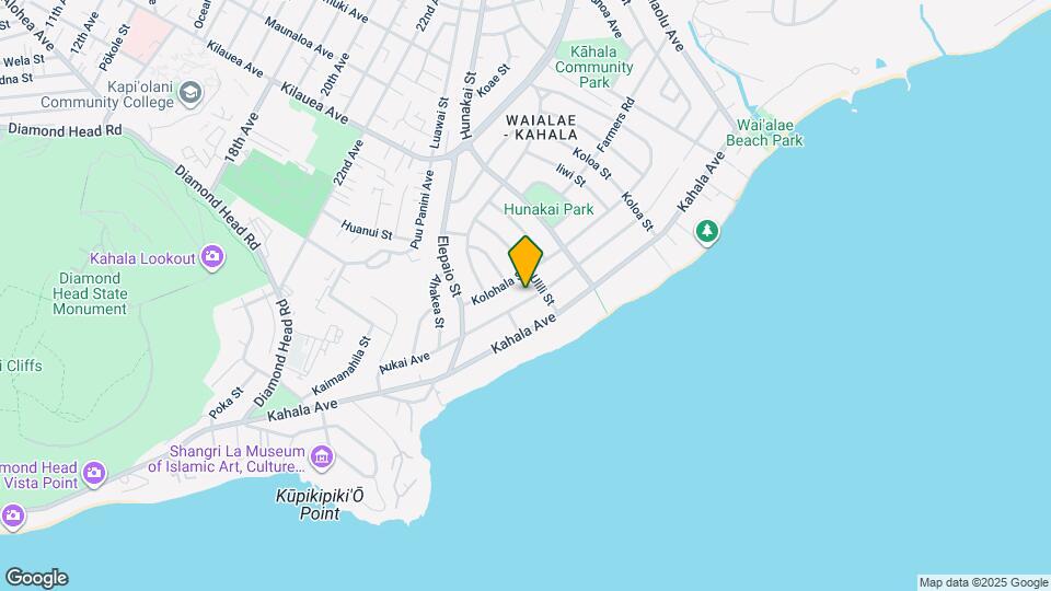 4526 Aukai Ave Map and Location Details