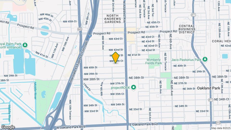 281 NW 40th St Map and Location Details