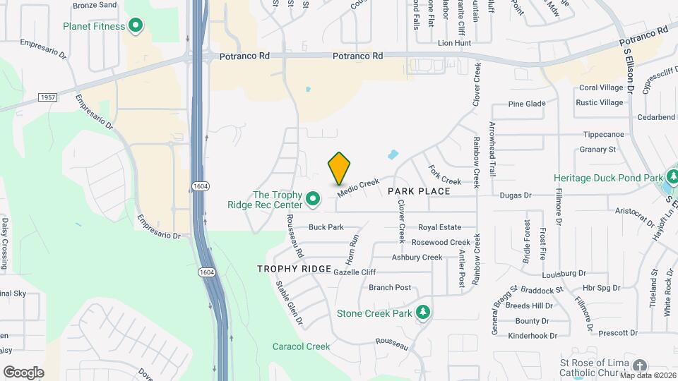 10611 Medio Creek Map and Location Details
