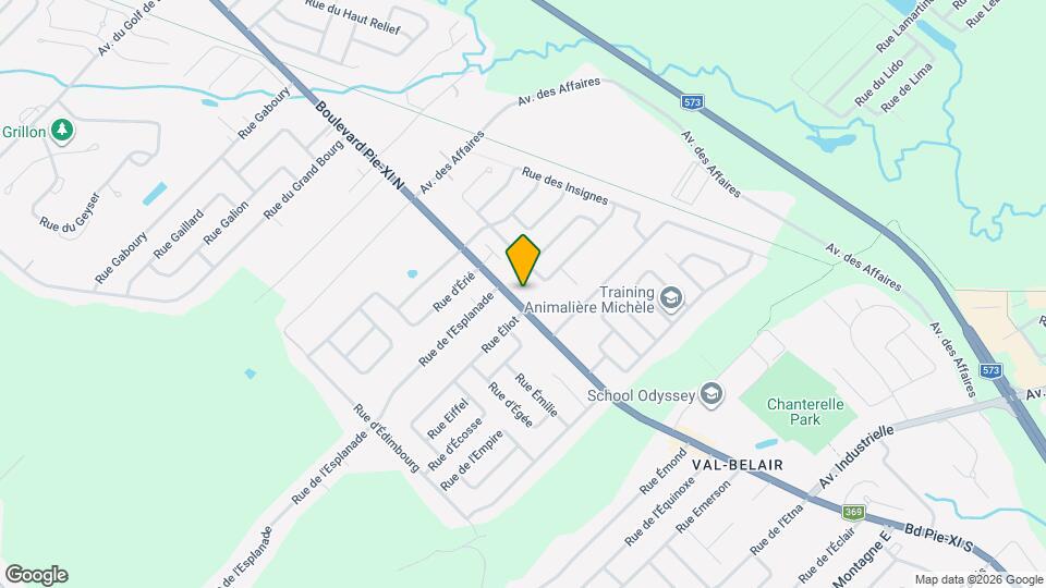 1296 Pie-XI Boul N Map and Location Details