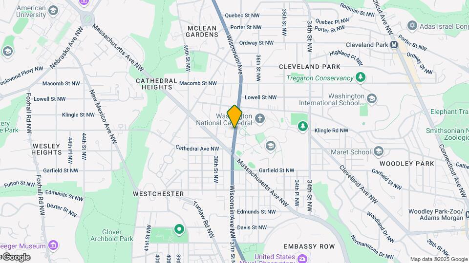 3026 Wisconsin Ave NW Map and Location Details