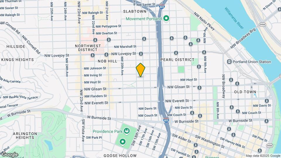 1815 NW Hoyt St Mapa y Detalles de la Ubicación