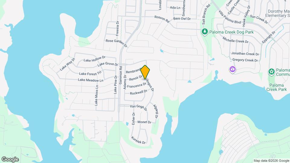 1361 Francesca Dr Map and Location Details