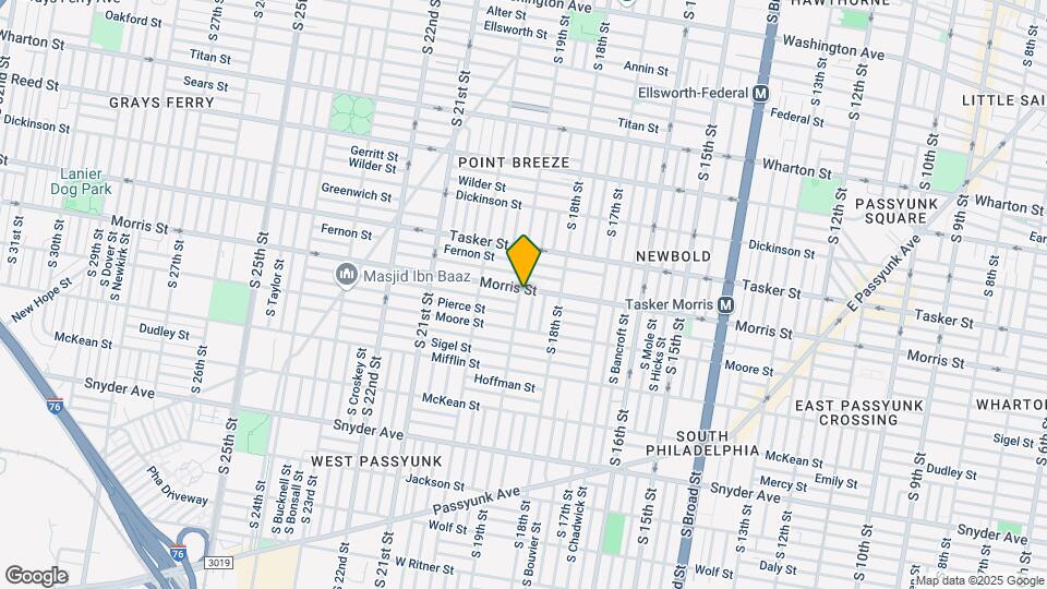 1703 S 19th St Map and Location Details