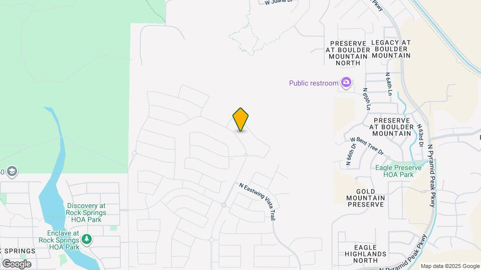 7068 W Oberlin Wy Map and Location Details