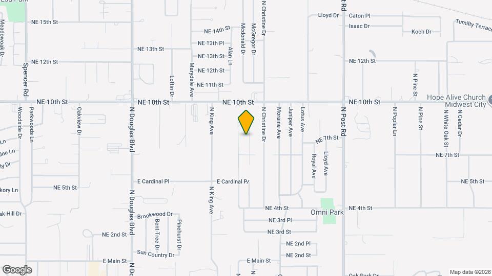 725 Briarwood Dr Map and Location Details