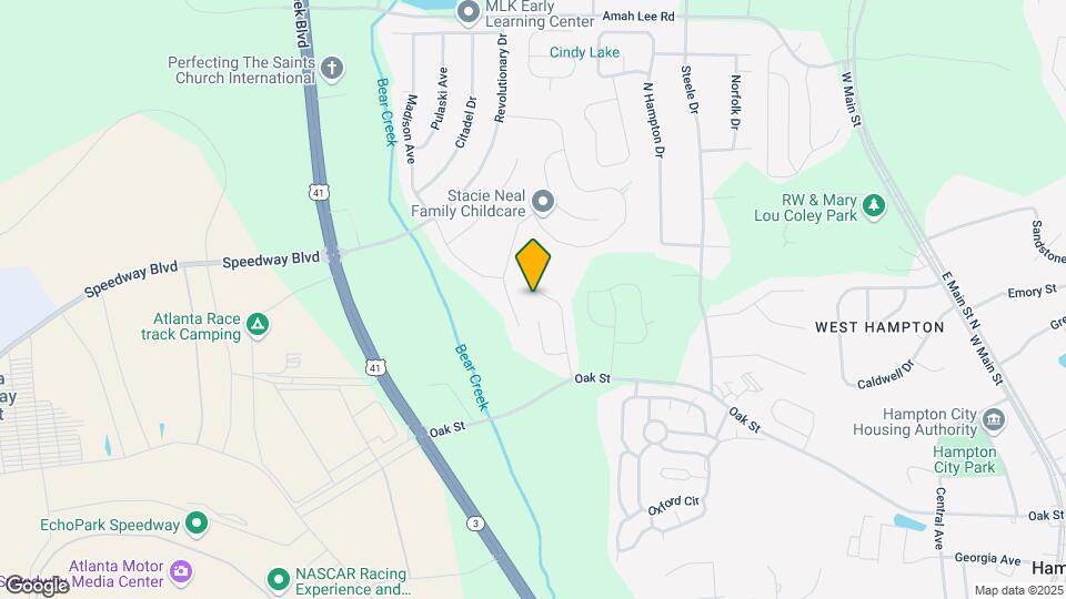 1155 Oak Hollow Ln Map and Location Details