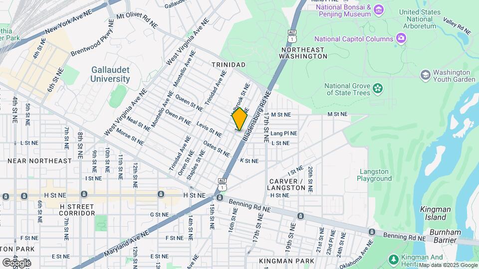 1610 Levis St NE Map and Location Details