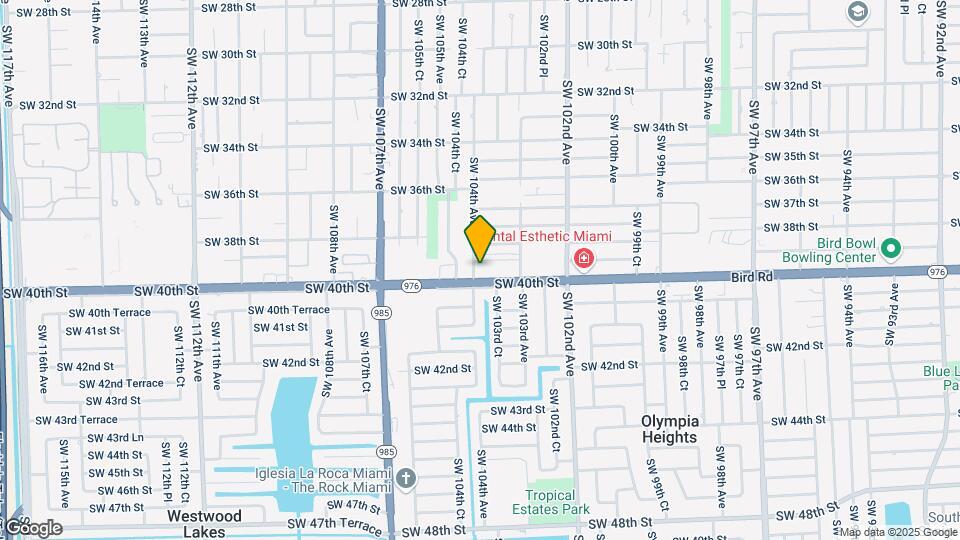 10375 SW 40th St Map and Location Details