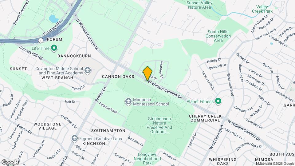 3303 W William Cannon Dr Mapa y Detalles de la Ubicación