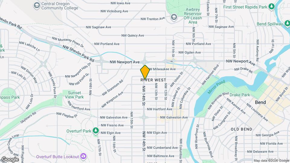 1374 NW Kingston Ave Map and Location Details