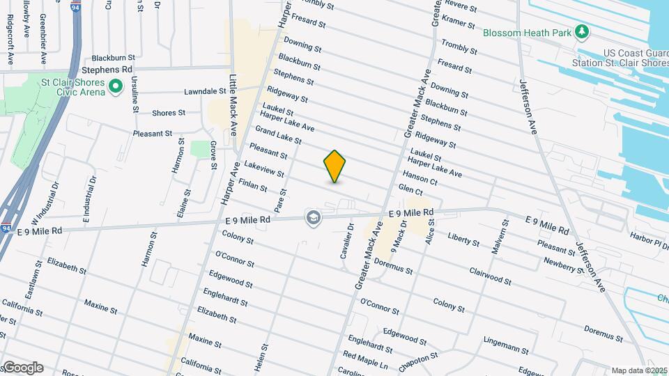 22001 Lakeview St Map and Location Details