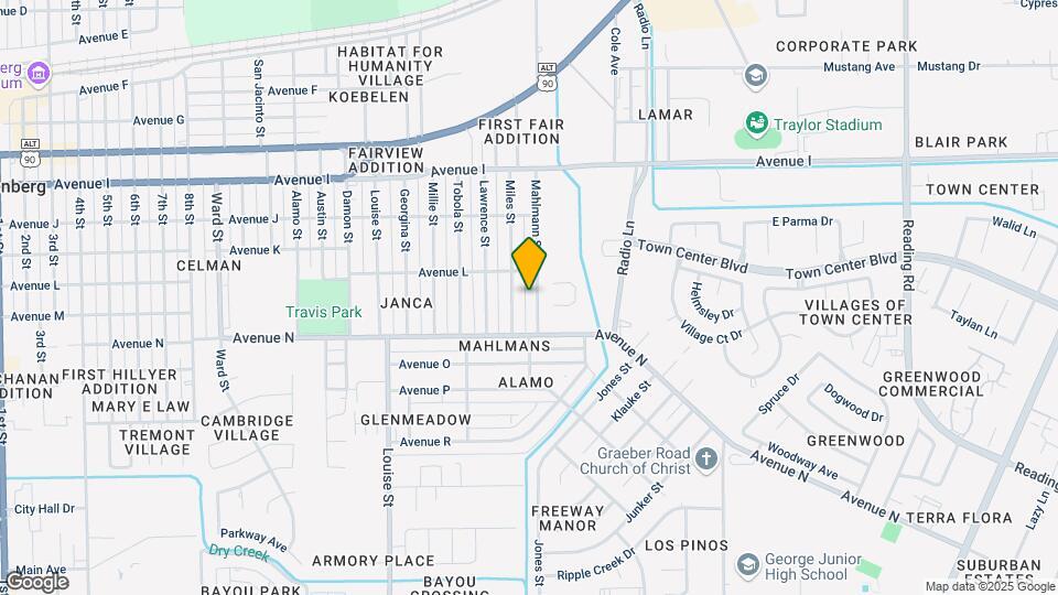 1426 Mahlmann St Mapa y Detalles de la Ubicación