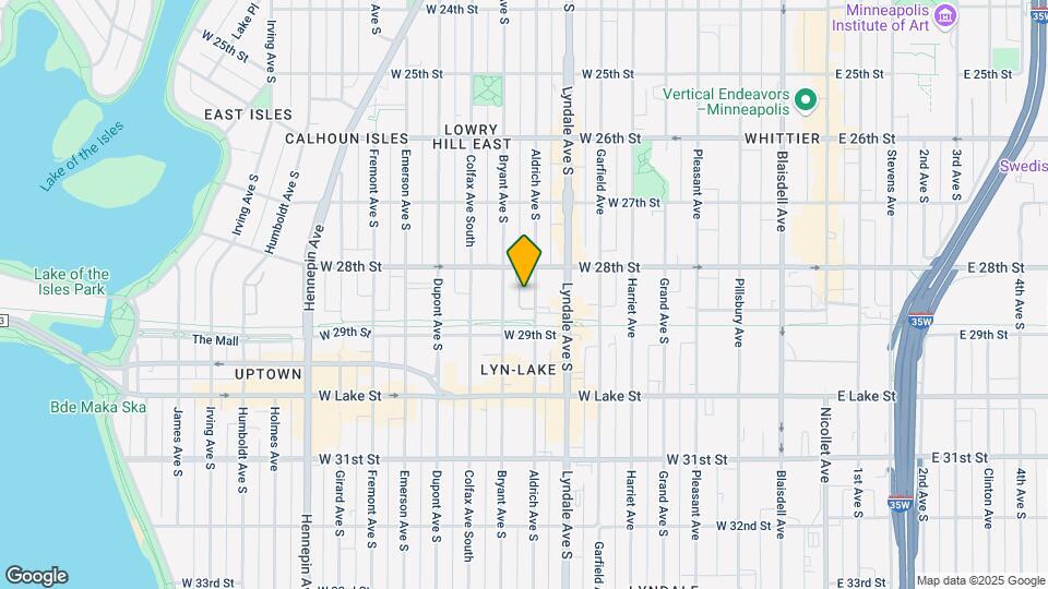 2818 Aldrich Ave S Map and Location Details