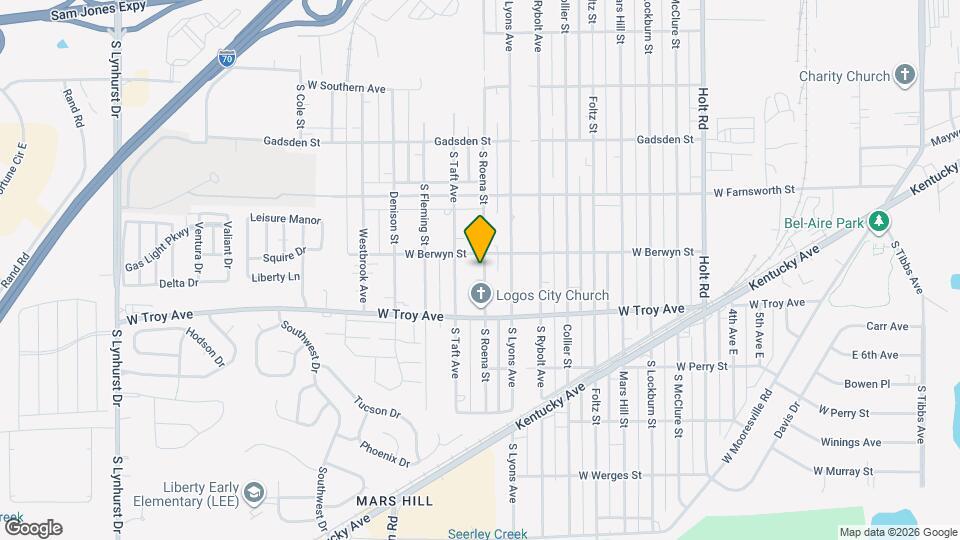 2916 S Roena St Map and Location Details