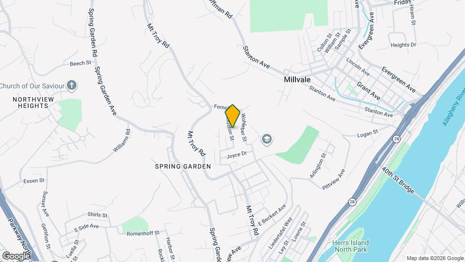 2800 Houston St Map and Location Details