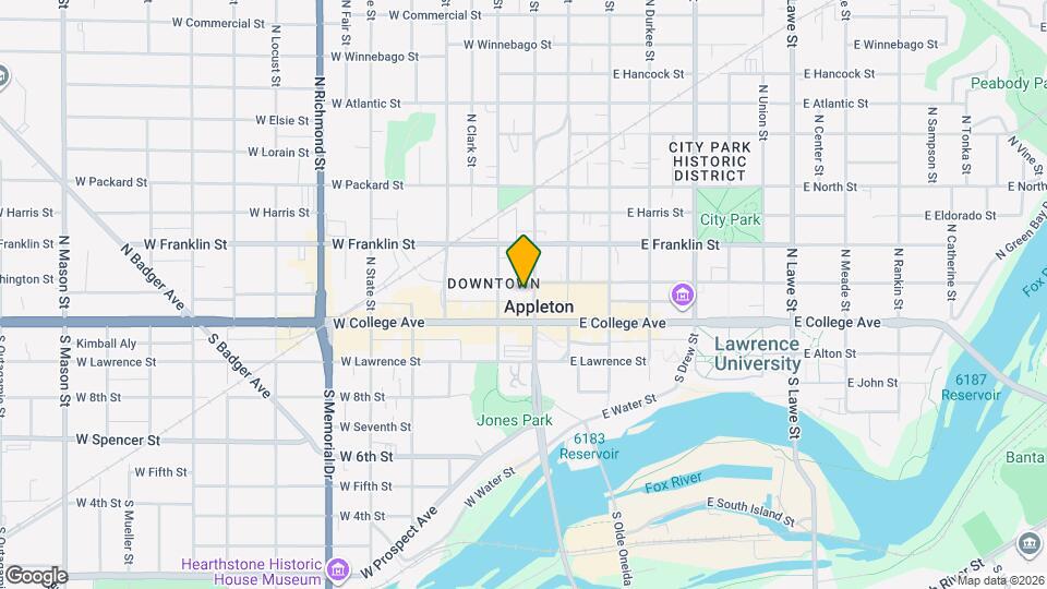 131 N Appleton St Map and Location Details