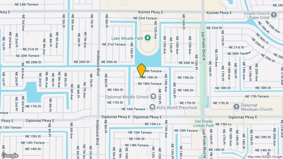 1100 NE 19th St Map and Location Details