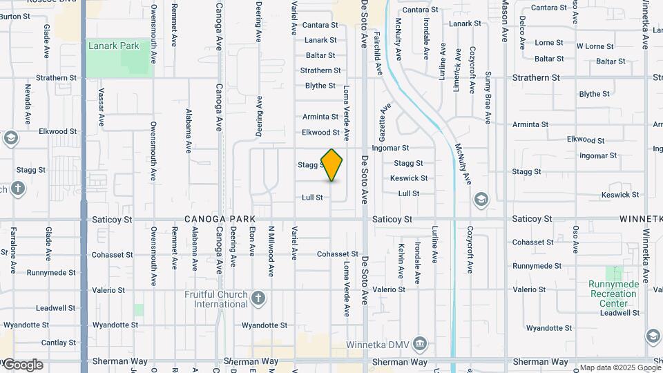 7704 Independence Ave Map and Location Details