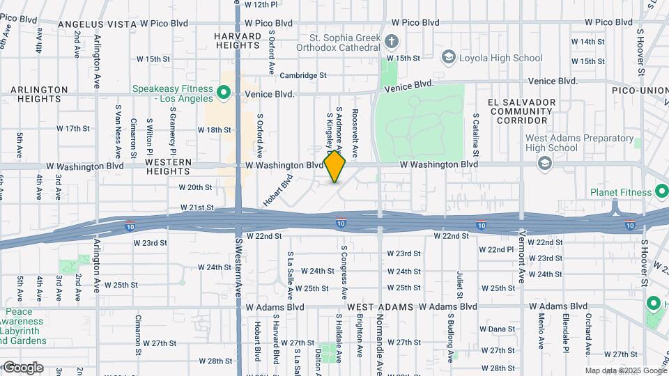 1953 S La Salle Ave Mapa y Detalles de la Ubicación