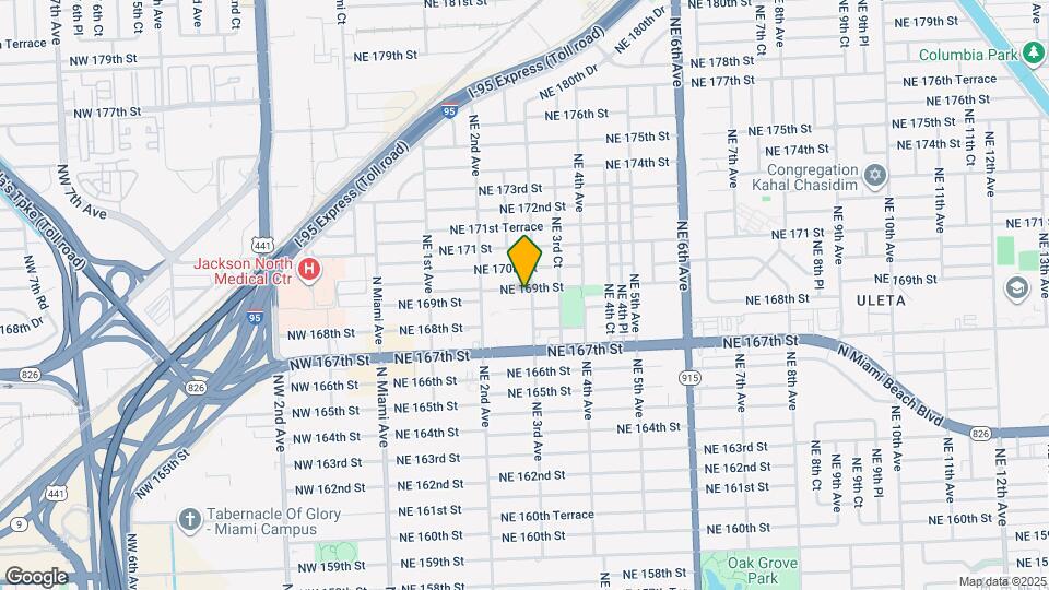 280 NE 169th St Map and Location Details