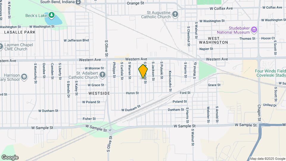 515 S Brookfield St Map and Location Details