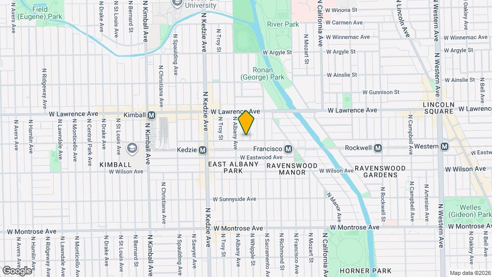 3044 W Leland Ave Map and Location Details