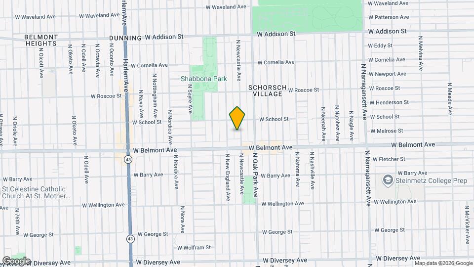 3234 N Newcastle Ave Map and Location Details