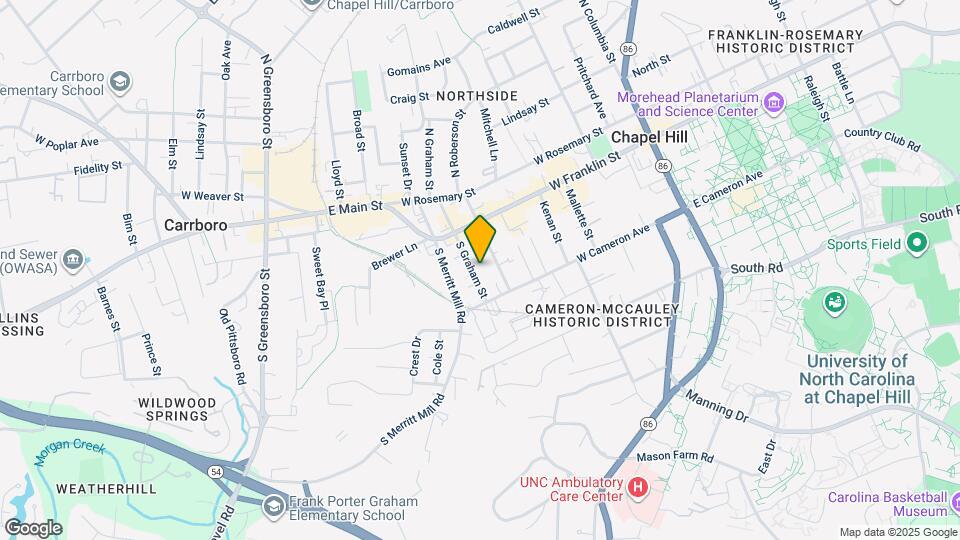 119 S Graham St Map and Location Details