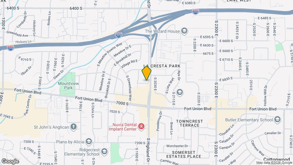 1993 E 6850 S Map and Location Details