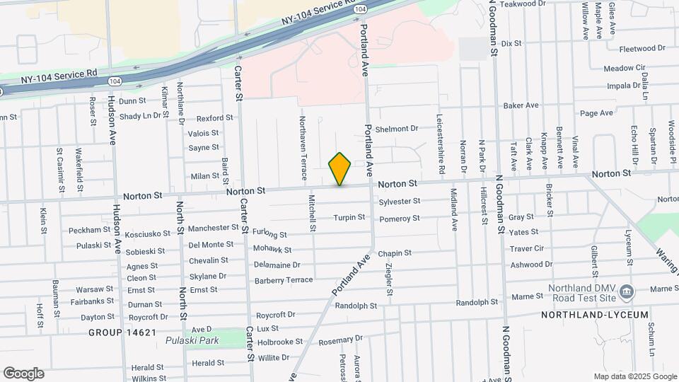 1355 Norton St Map and Location Details