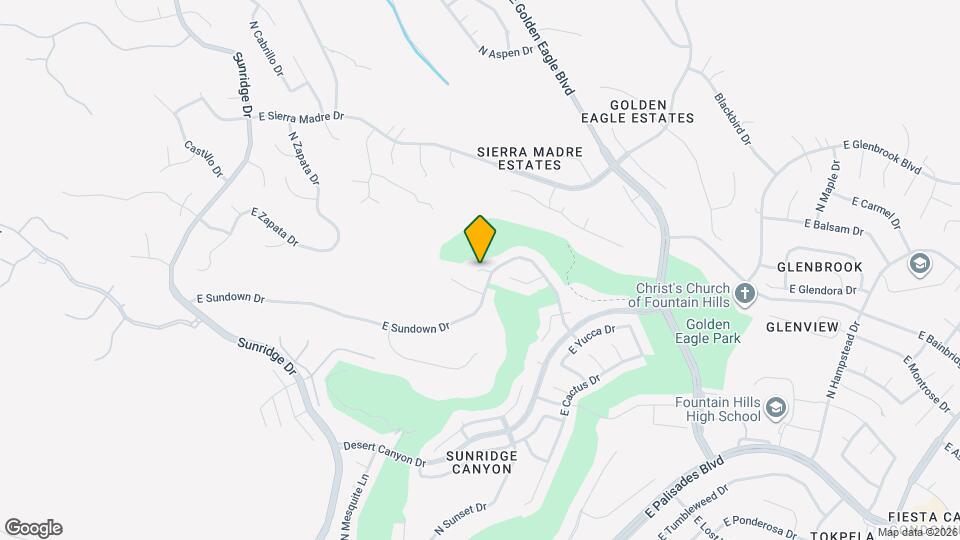 15412 E Palo Brea Ln Map and Location Details