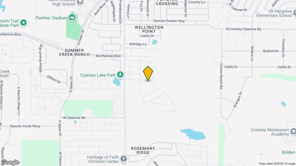 4313 Briargrove Ln Map and Location Details