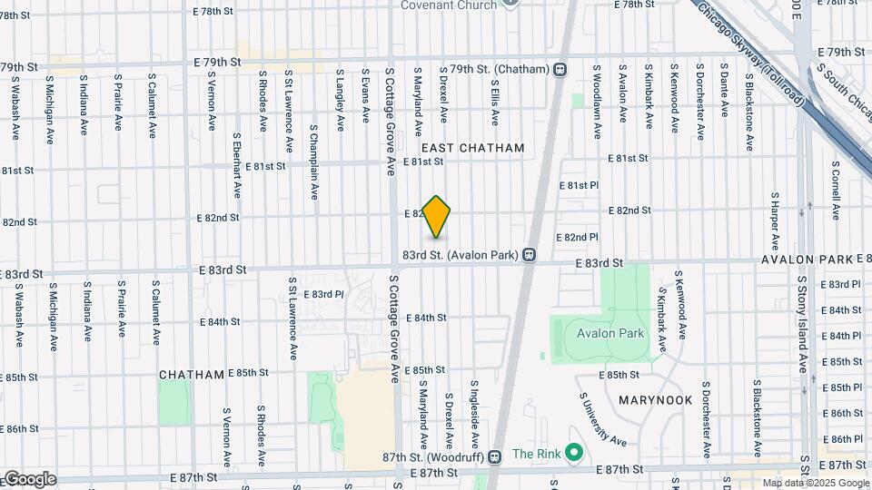 8232 S Drexel Ave Mapa y Detalles de la Ubicación