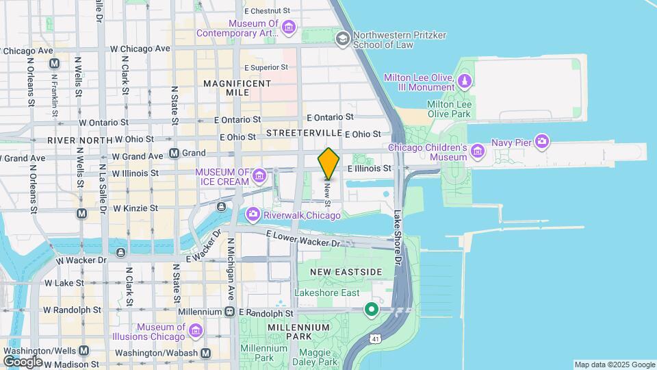 455 N New St Map and Location Details