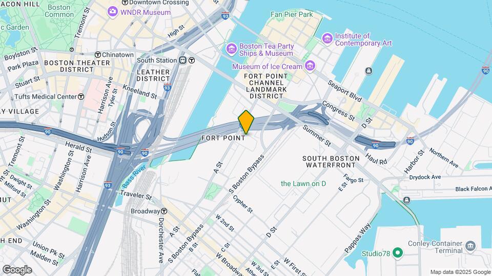 Fort Point Place Map and Location Details