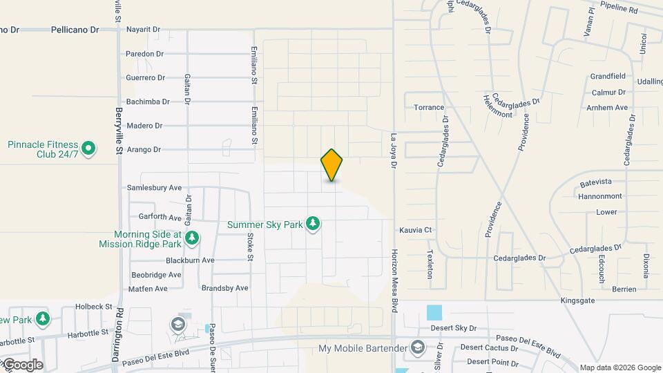 1173 Summer Rain St Map and Location Details