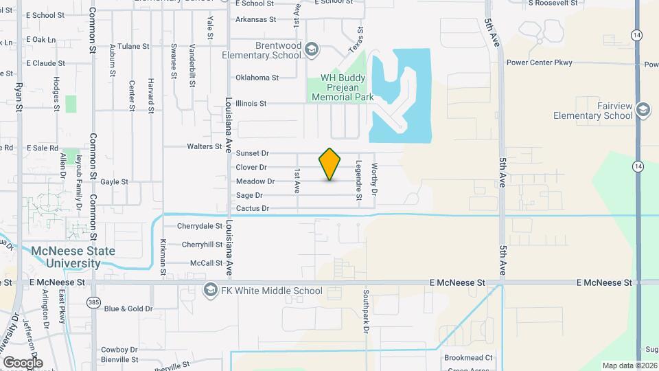 1512 Meadow Dr Map and Location Details