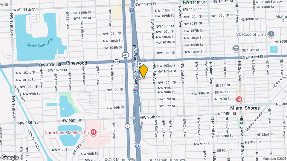 587 NW 100th St Map and Location Details