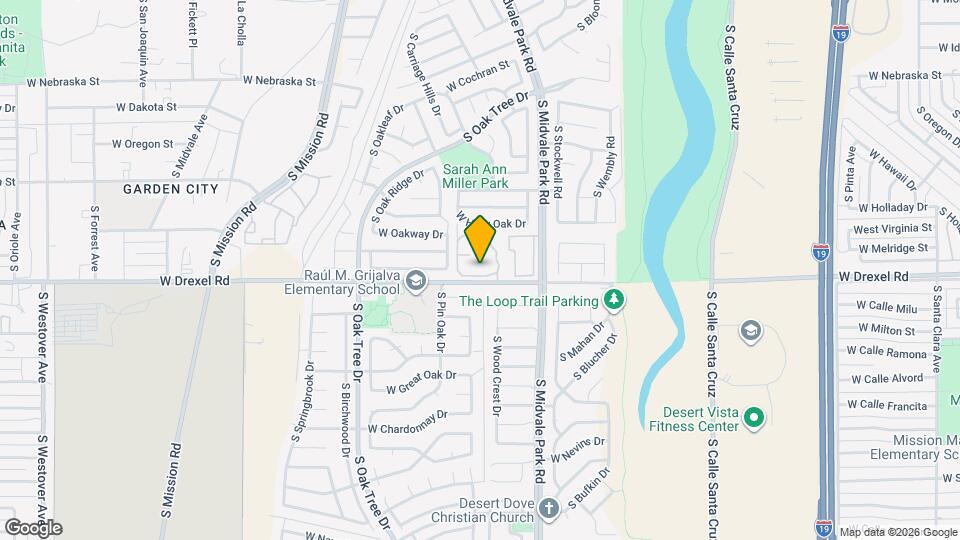 1684 W Park Wood Ln Map and Location Details