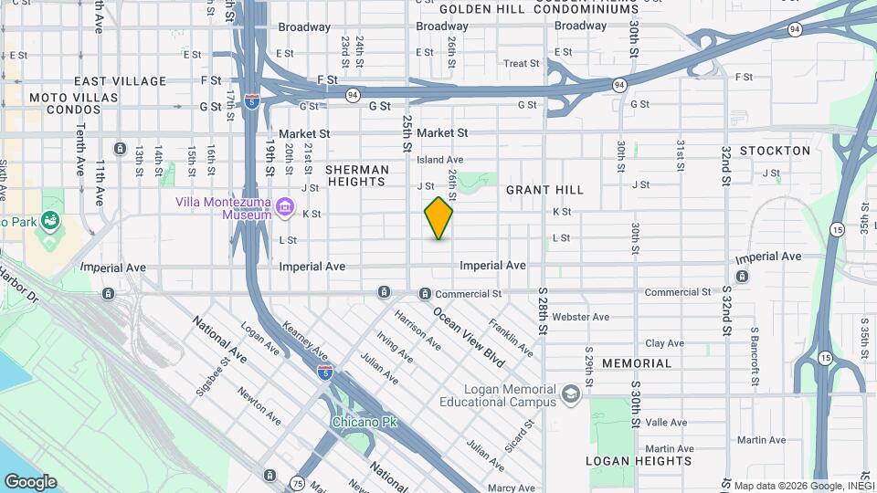 2563 L St Map and Location Details