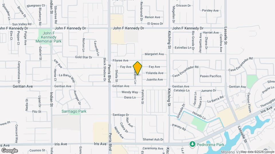 15414 Eleanor Ln Map and Location Details