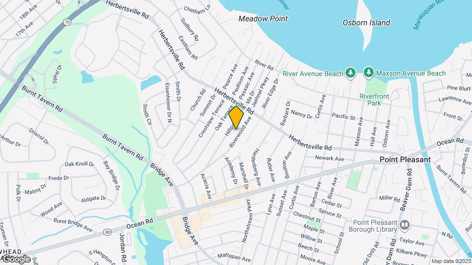 525 Riverwood Ave Mapa y Detalles de la Ubicación