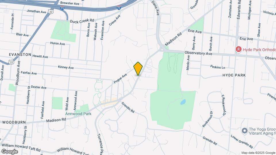 2270 Madison Rd, Unit 1B Map and Location Details